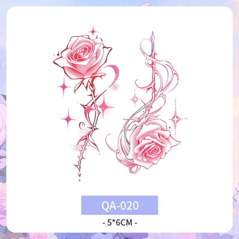 Color Tattoo Sticker Waterproof And Durable Arm Clavicle Personality  BUY 1 GET 3