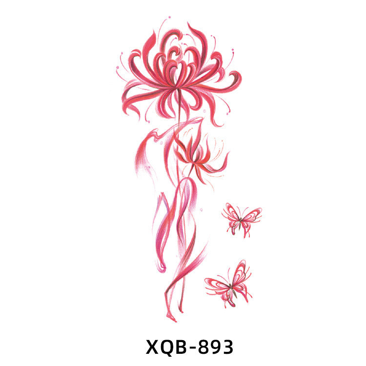 New Flower Arm Tattoo Sticker Waterproof Men And Women BUY 1 GET 2
