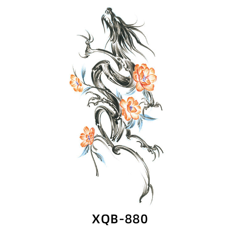 New Flower Arm Tattoo Sticker Waterproof Men And Women BUY 1 GET 2