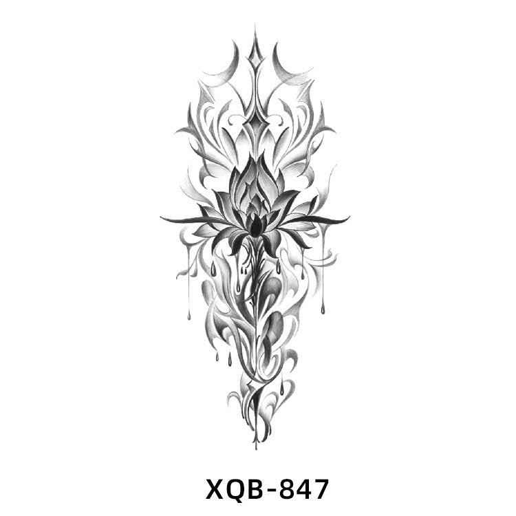 New Flower Arm Tattoo Sticker Waterproof Men And Women BUY 1 GET 2