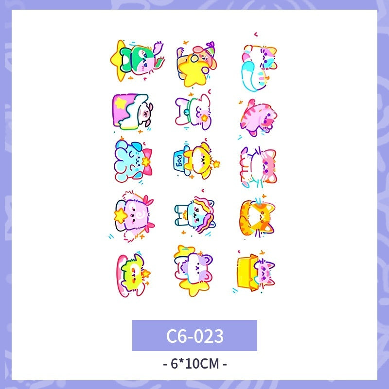 Waterproof And Durable Colorized Butterfly Tattoo Sticker  BUY 1 GET 3