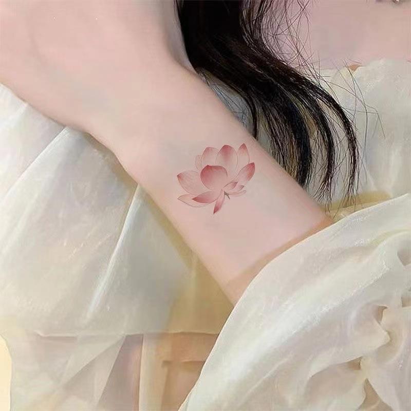 Good Luck Lotus Tattoo Sticker Waterproof And Durable Beautiful BUY 1 GET 3