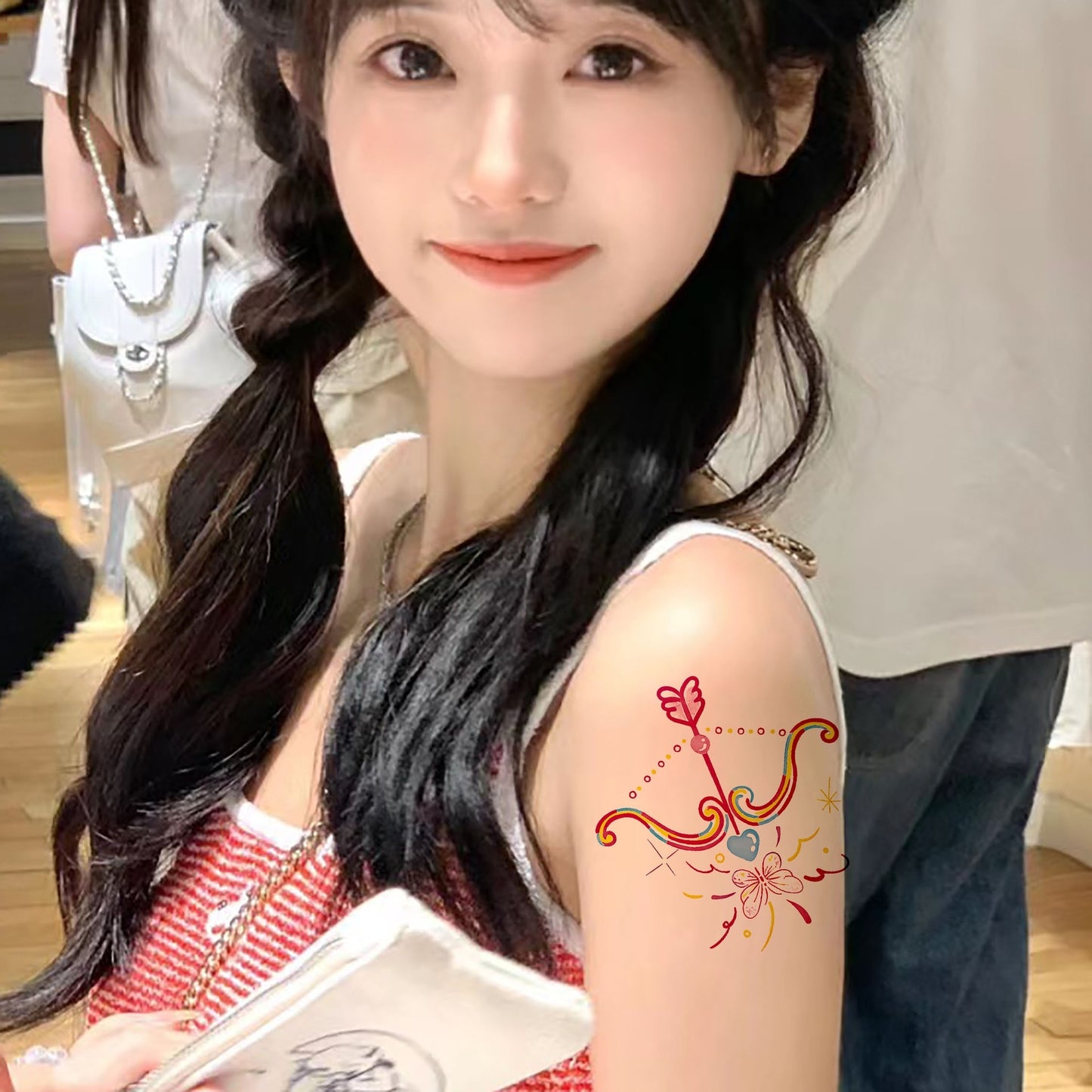 Beautiful Twelve Constellation Suit Good-looking Ins Color Tattoo Sticker BUY 1 GET 3