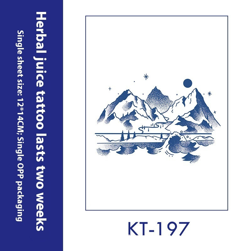 Tattoo Sticker English Letters Ins Style Men's Dark Women's Waterproof BUY 1 GET 2