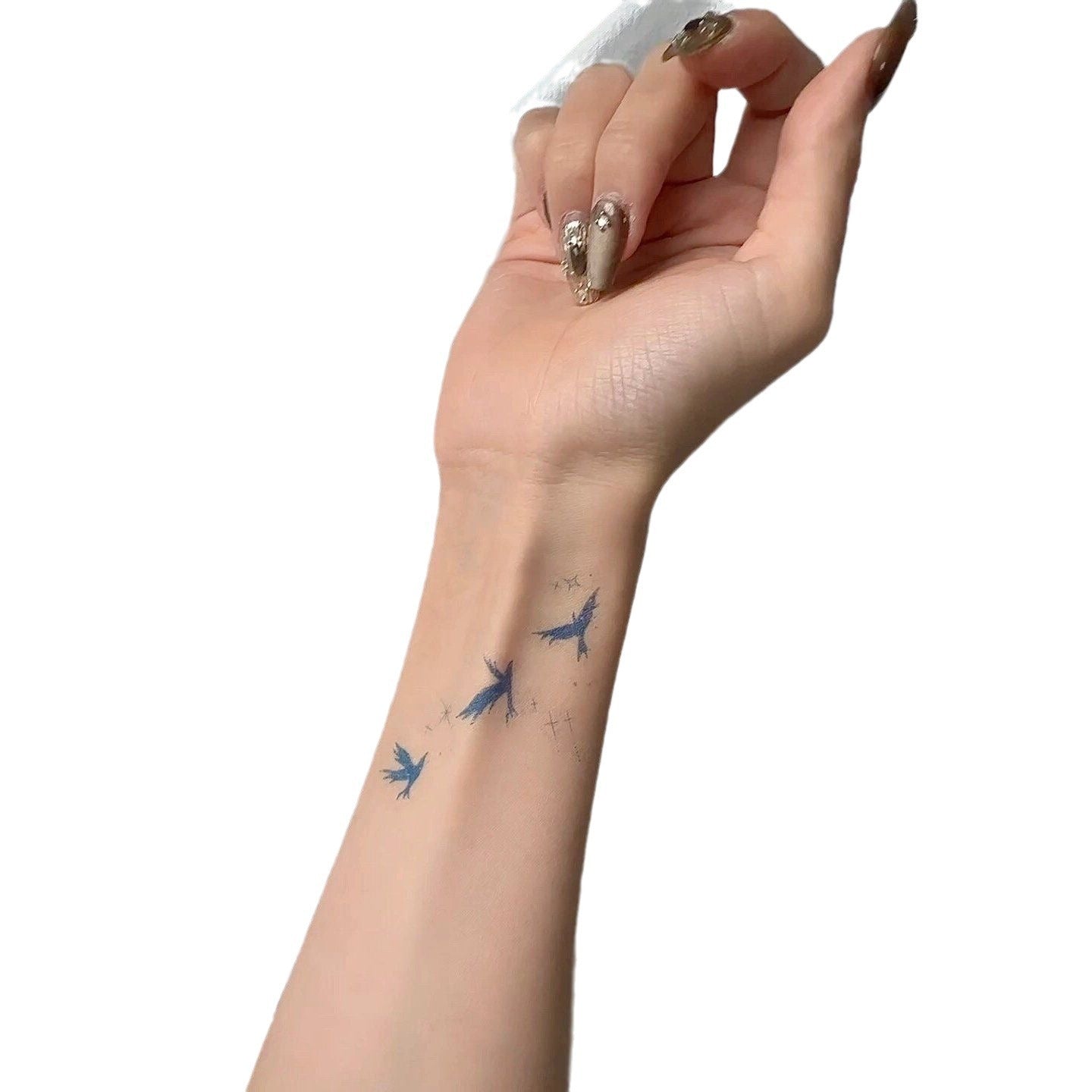 Bird Flying To Freedom Color Tattoo Sticker Waterproof And Durable  BUY 1 GET 3