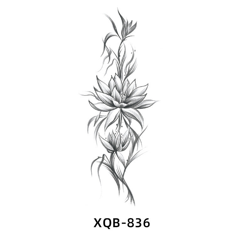 New Flower Arm Tattoo Sticker Waterproof Men And Women BUY 1 GET 2