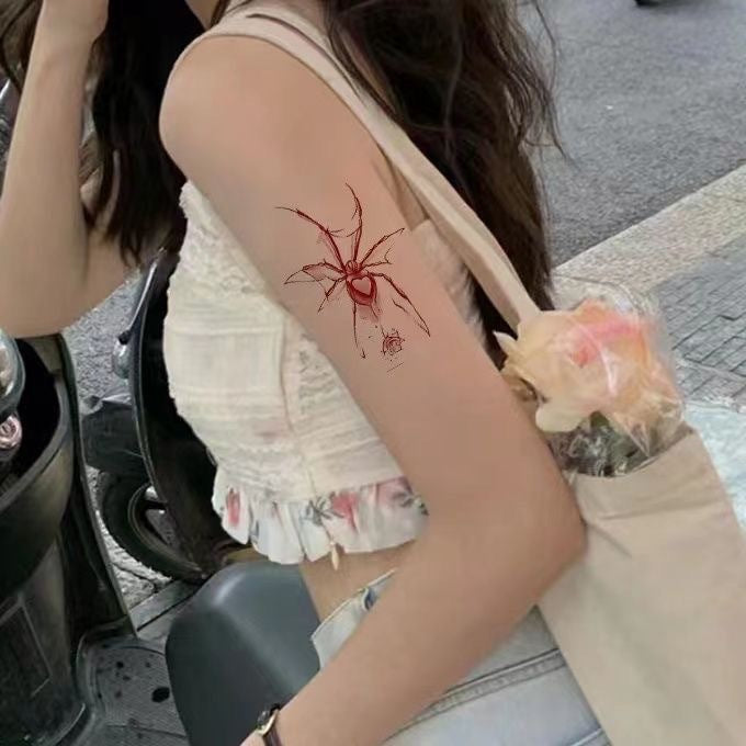 Dead Butterfly Blood Night Tattoo Sticker Hot Girl Sweet Cool Pure Desire Wind Dark Series  BUY 1 GET 3