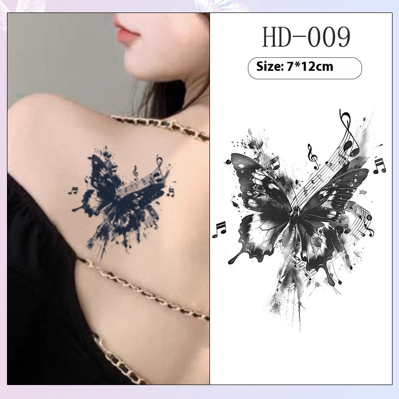 High-grade Butterfly Herbal Juice Tattoo Sticker BUY 1 GET 2