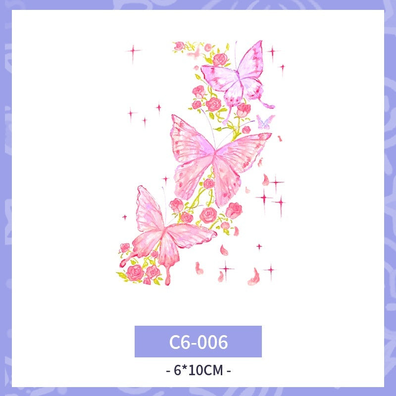 Waterproof And Durable Colorized Butterfly Tattoo Sticker  BUY 1 GET 3