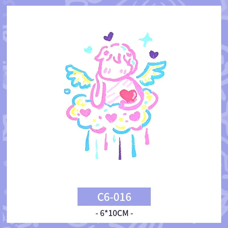 Waterproof And Durable Colorized Butterfly Tattoo Sticker  BUY 1 GET 3