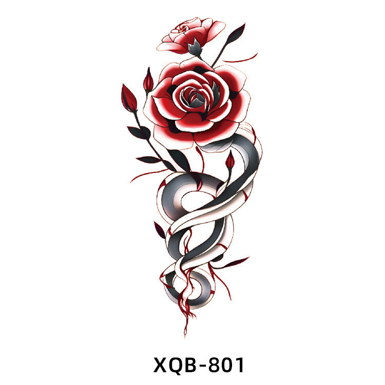 New Flower Arm Tattoo Sticker Waterproof Men And Women BUY 1 GET 2