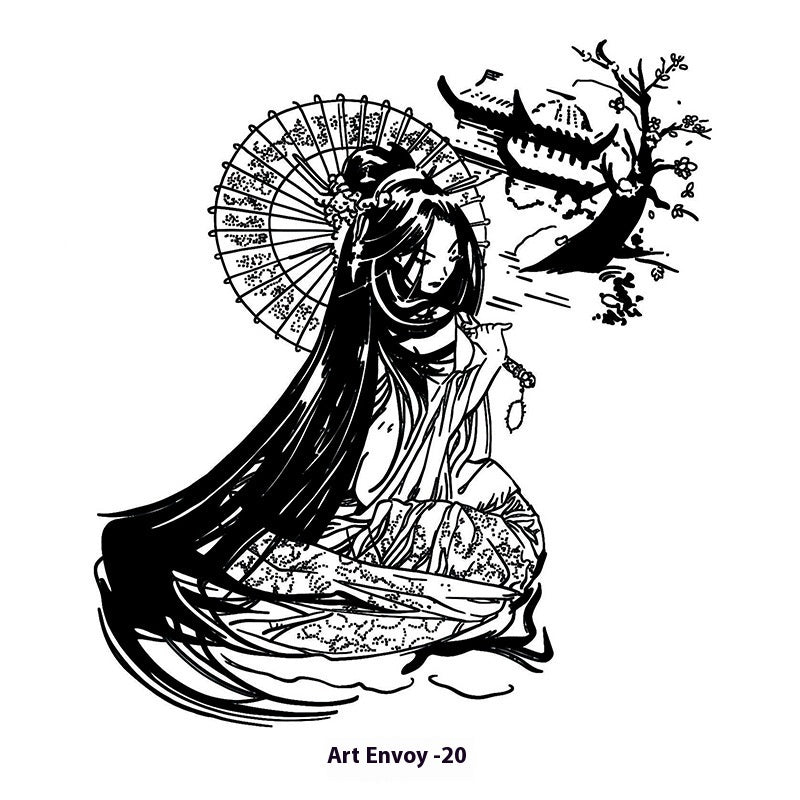 Herbal Waterproof And Durable Tattoo Text Tattoo Stickers BUY 1 GET 2