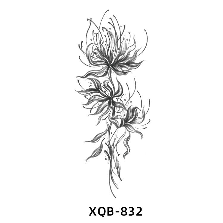 New Flower Arm Tattoo Sticker Waterproof Men And Women BUY 1 GET 2