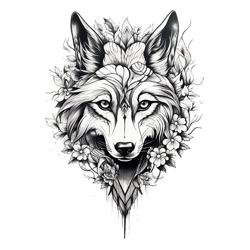 Hot Sale Flower Butterfly Large Pattern Flower Arm Tattoo Sticker BUY 1 GET 2