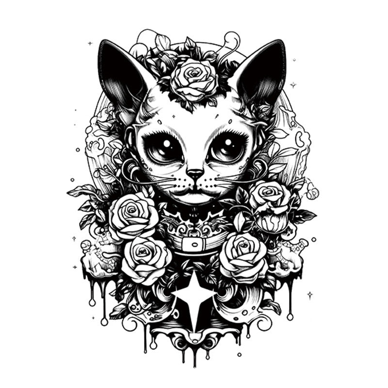 Hot Sale Flower Butterfly Large Pattern Flower Arm Tattoo Sticker BUY 1 GET 2