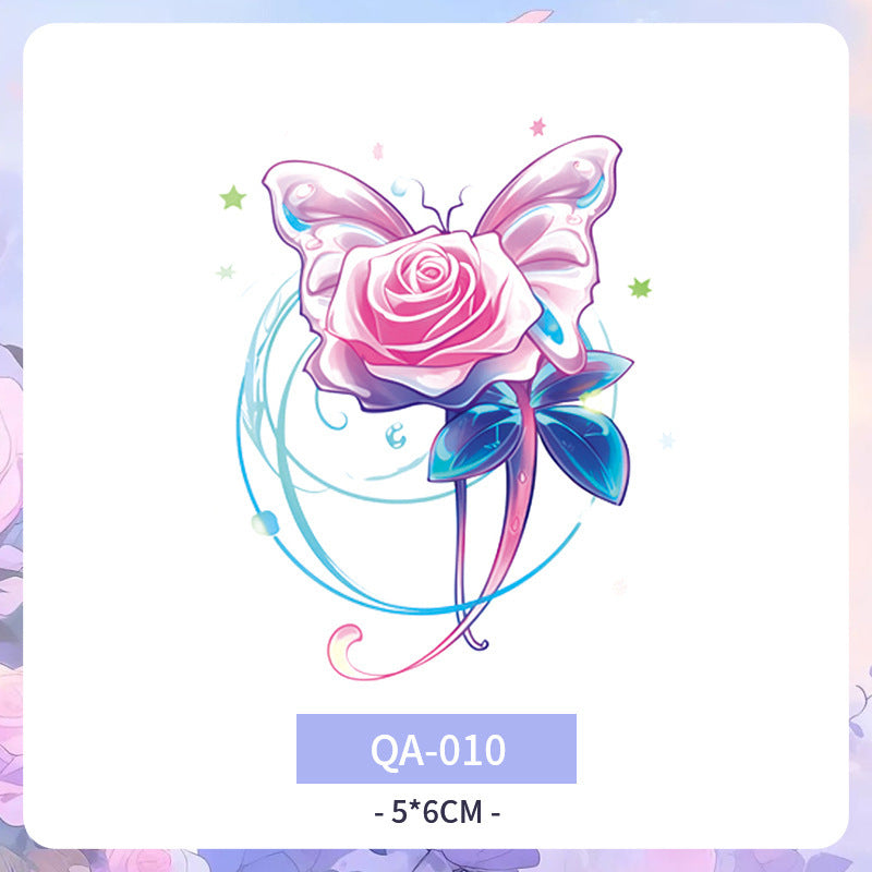 Color Tattoo Sticker Waterproof And Durable Arm Clavicle Personality  BUY 1 GET 3