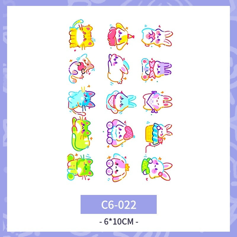 Waterproof And Durable Colorized Butterfly Tattoo Sticker  BUY 1 GET 3