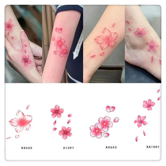 Bare Collarbone Flower Tattoo Sticker Women BUY 1 GET 3