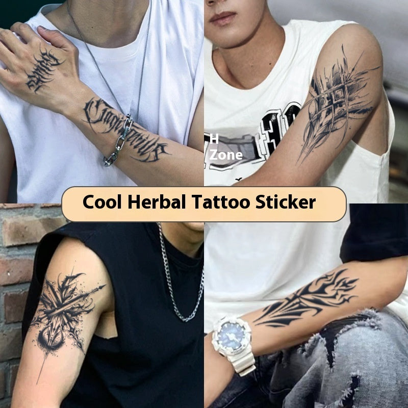 Cool Mecha Tattoo Pattern Waterproof And Durable Non-reflective BUY 1 GET 2