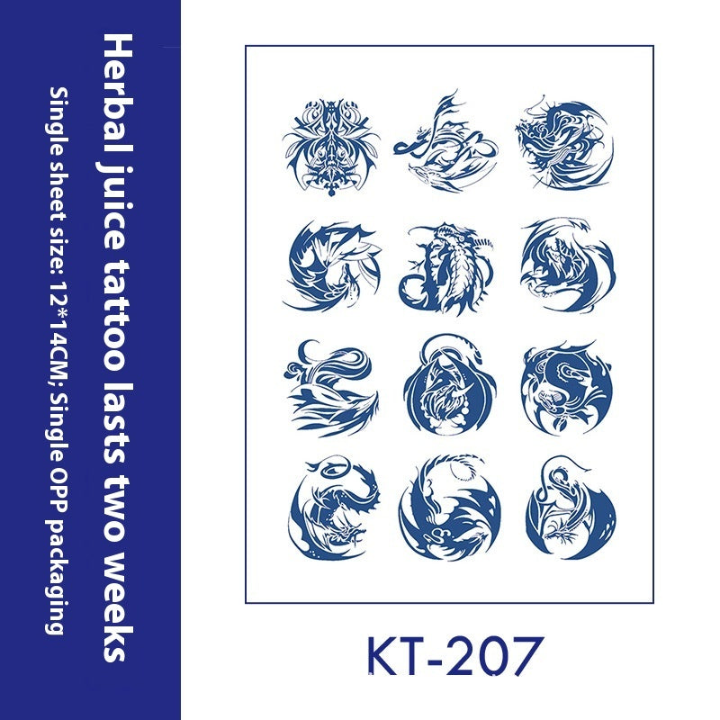 Tattoo Sticker English Letters Ins Style Men's Dark Women's Waterproof BUY 1 GET 2