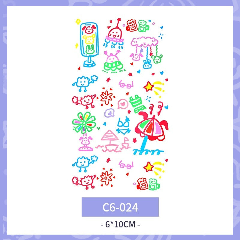 Waterproof And Durable Colorized Butterfly Tattoo Sticker  BUY 1 GET 3