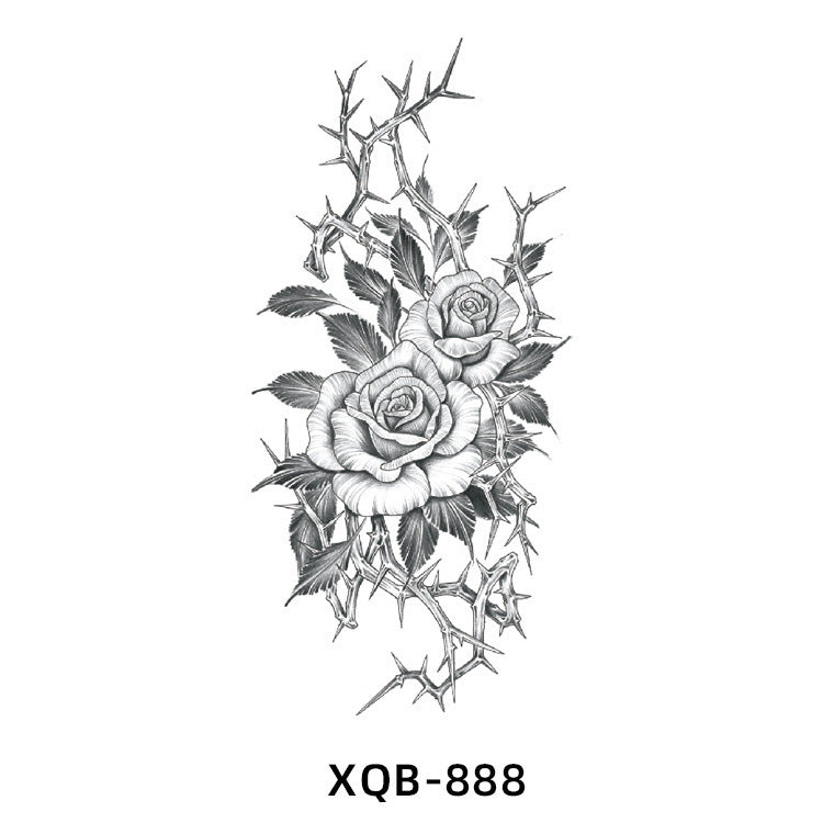 New Flower Arm Tattoo Sticker Waterproof Men And Women BUY 1 GET 2