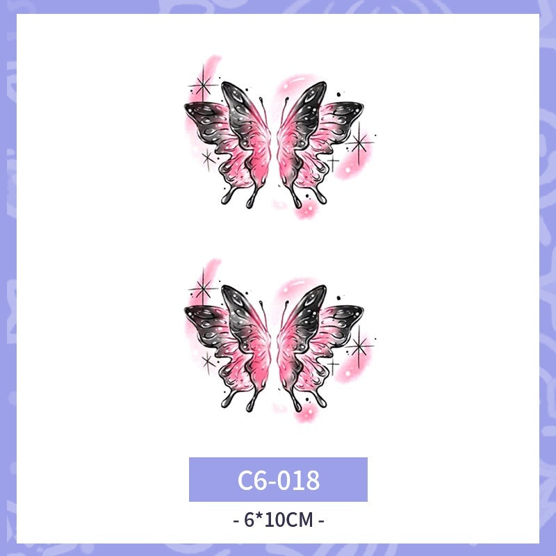 Waterproof And Durable Colorized Butterfly Tattoo Sticker  BUY 1 GET 3