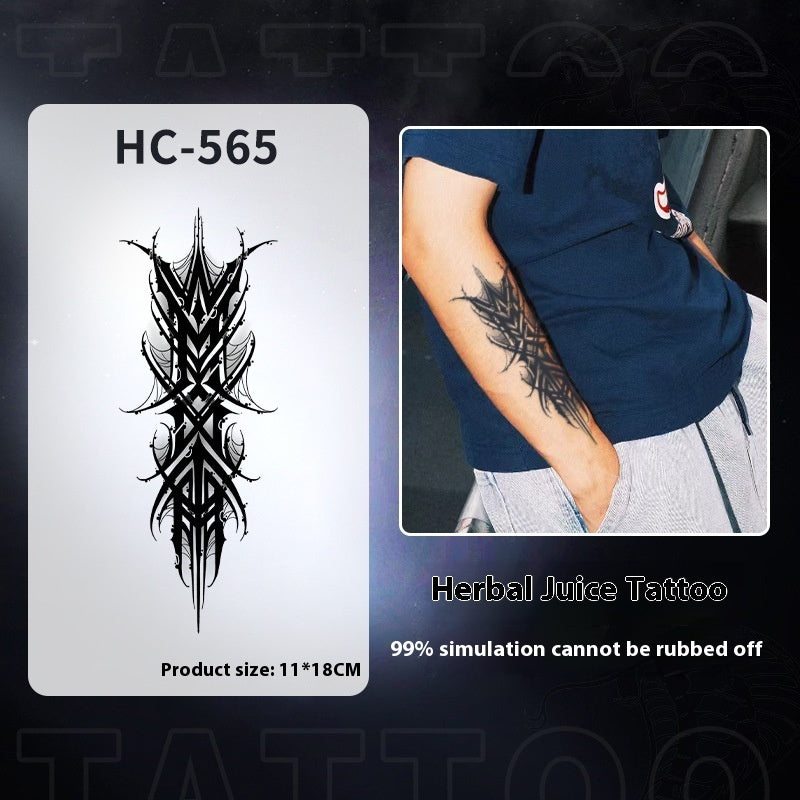 Cool Mecha Tattoo Pattern Waterproof And Durable Non-reflective BUY 1 GET 2