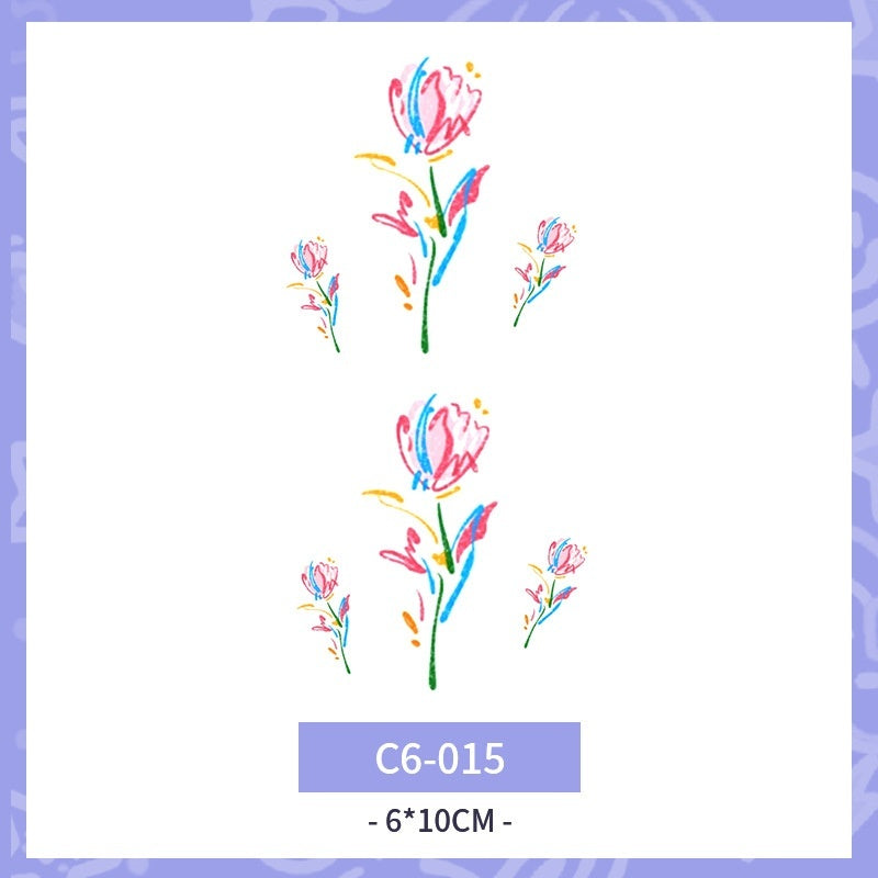 Waterproof And Durable Colorized Butterfly Tattoo Sticker  BUY 1 GET 3