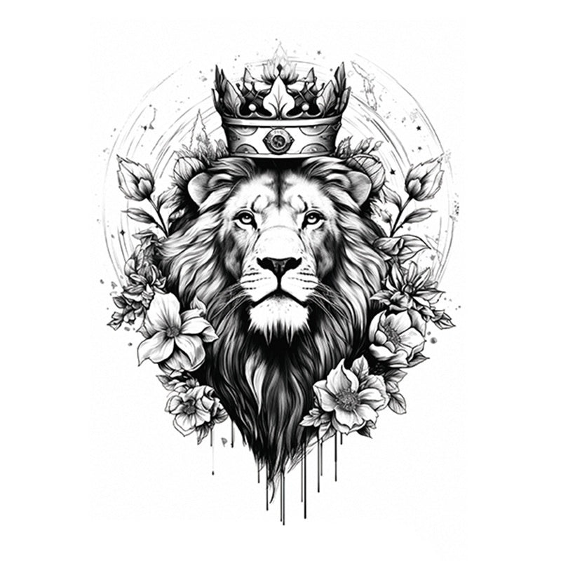 Hot Sale Flower Butterfly Large Pattern Flower Arm Tattoo Sticker BUY 1 GET 2