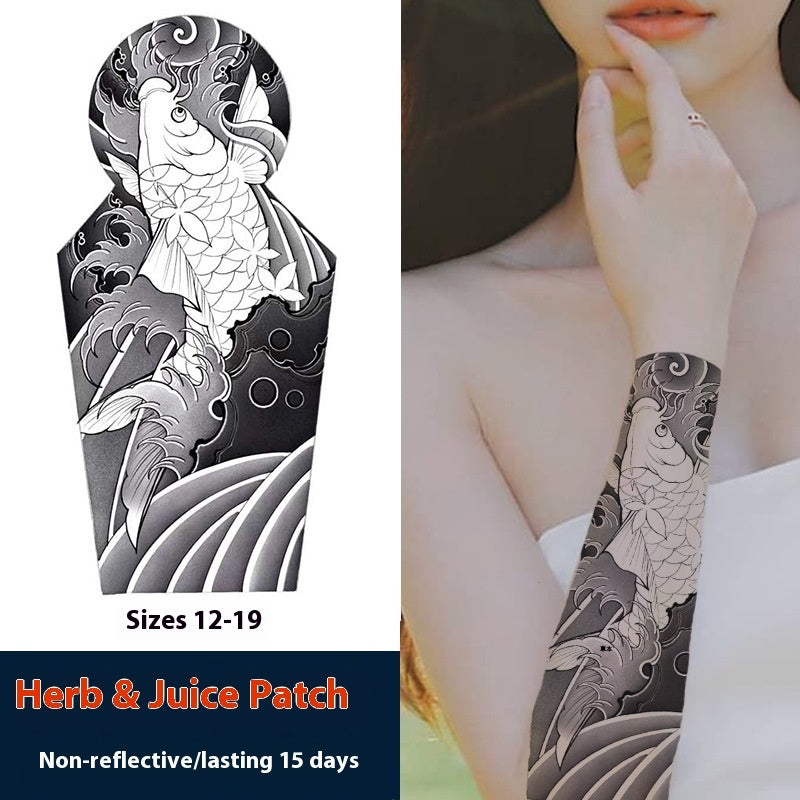 New Traditional Herbal Semi-permanent Tattoo Sticker Long Lasting Waterproof BUY 1 GET 2