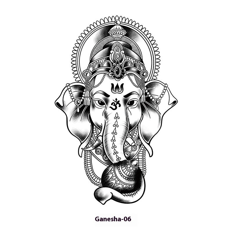 Herbal Waterproof And Durable Tattoo Text Tattoo Stickers BUY 1 GET 2