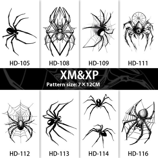 Spider Strange Talk Domineering Herbal Juice Tattoo Sticker Good-looking Sexy BUY 1 GET 2