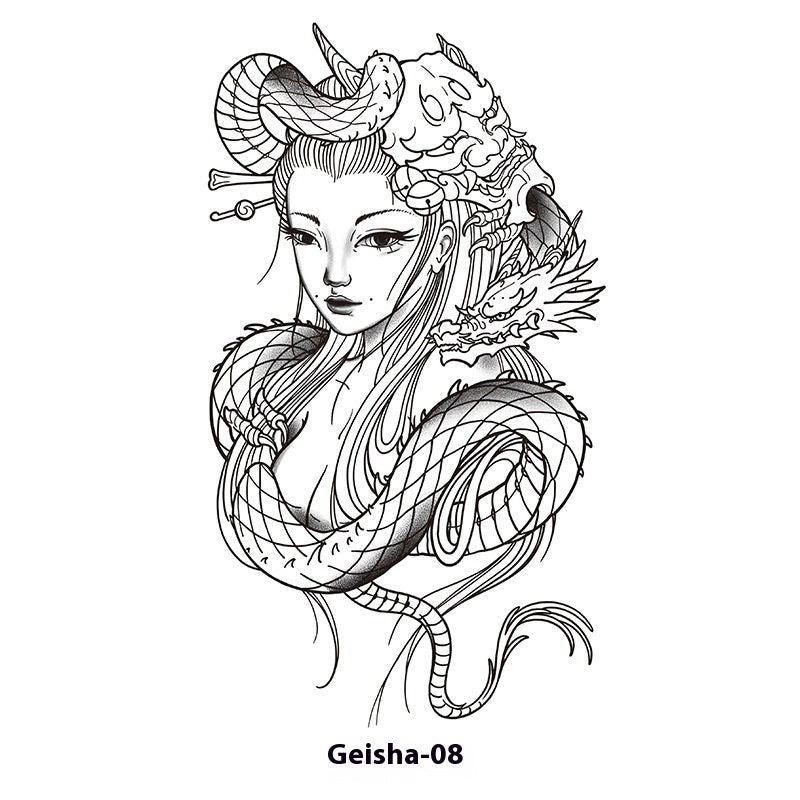 Herbal Waterproof And Durable Tattoo Text Tattoo Stickers BUY 1 GET 2