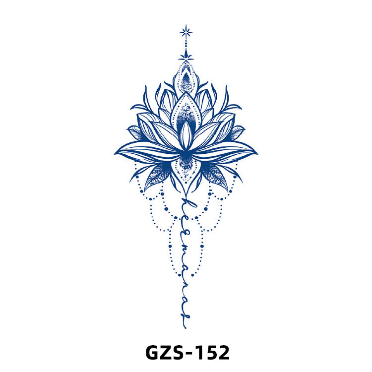 Herbal Juice Tattoo Sticker Cute Flowers Semi-permanent BUY 1 GET 2