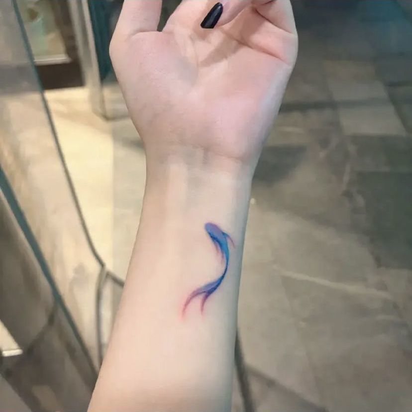 Waterproof Women's Color Koi Tattoo Sticker BUY 1 GET 3