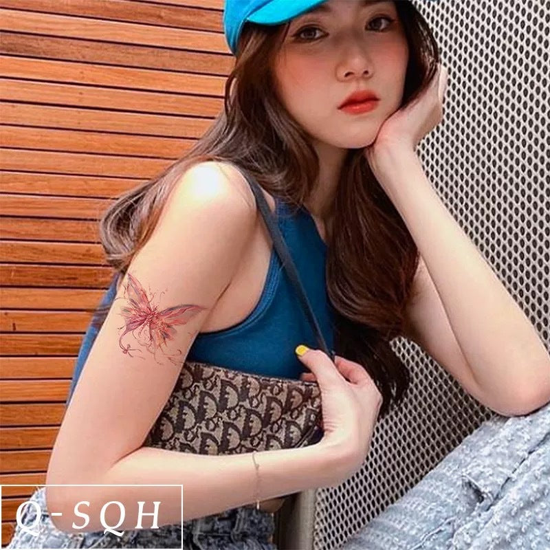 Colorful Tattoo Sticker Sweet Cool Ins Style Butterfly BUY 1 GET 3