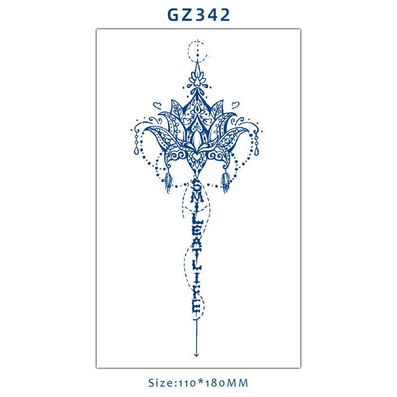 Tattoo Sticker Semi-permanent Herbal Juice Tattoo Sticker Simulation Personality BUY 1 GET 2