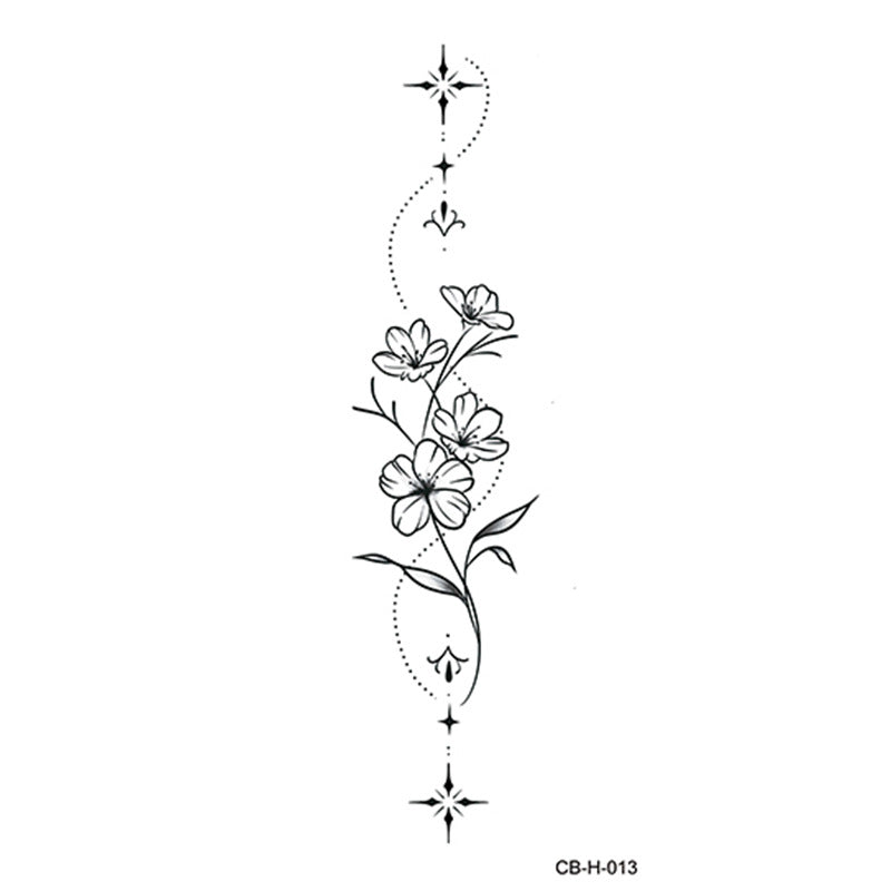 Internet Celebrity Herbal Juice Tattoo Tattoo Sticker BUY 1 GET 2