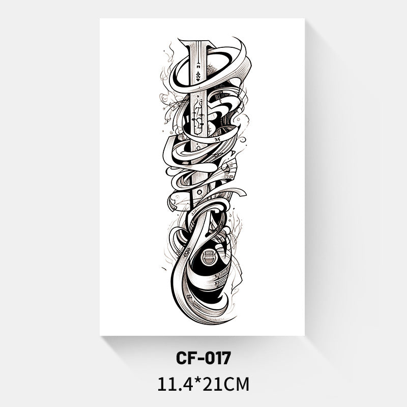 Tattoo Sticker Female Waterproof And Durable Male Color BUY 1 GET 3