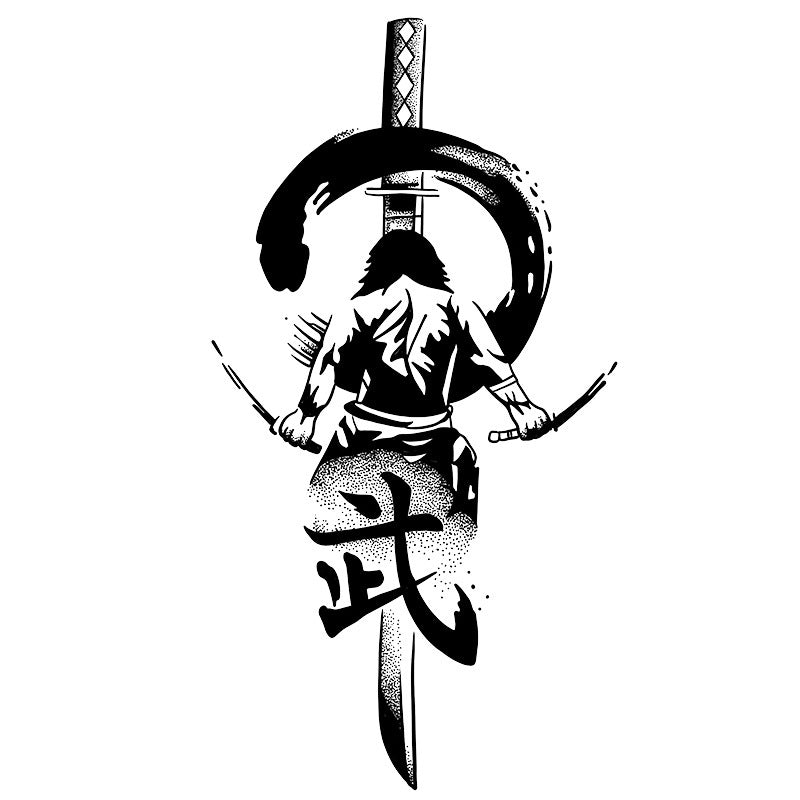 Warrior Tattoo Stickers Waterproof Women's Long-lasting BUY 1 GET 2