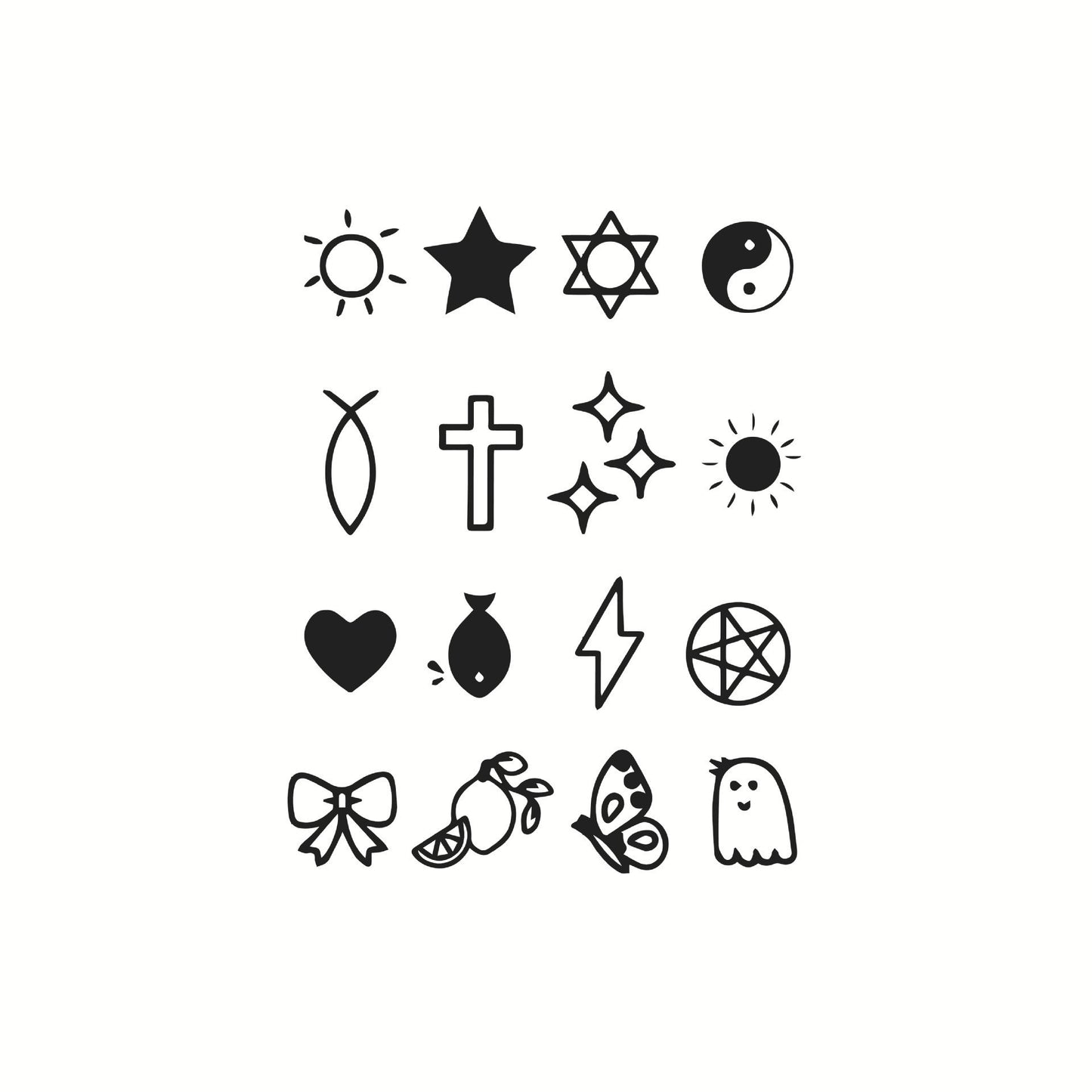 Herbal Juice Semi-permanent Waterproof Tattoo Sticker BUY 1 GET 2