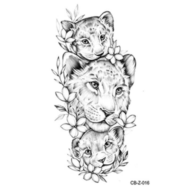 European And American Style Herbal Juice Tattoo Sticker Half Sleeve Semi-permanent BUY 1 GET 2