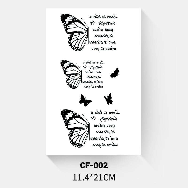 Tattoo Sticker Female Waterproof And Durable Male Color BUY 1 GET 3