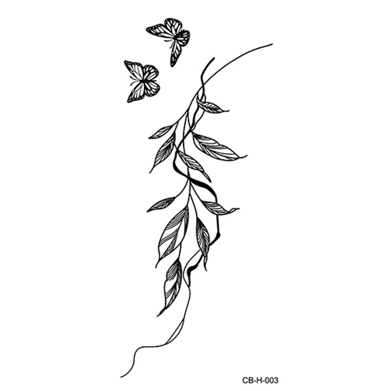 Internet Celebrity Herbal Juice Tattoo Tattoo Sticker BUY 1 GET 2