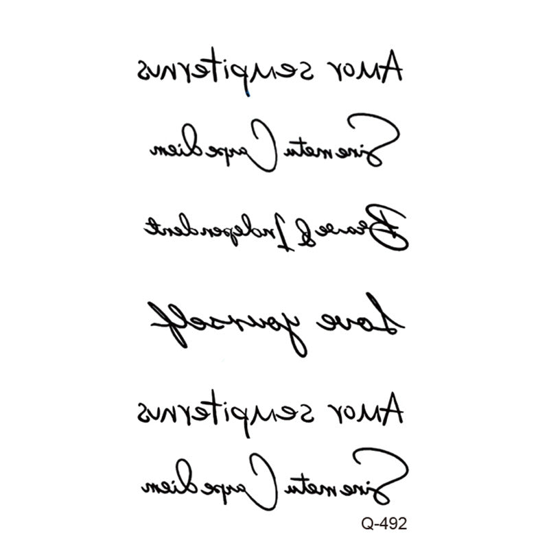 Waterproof Tattoo Sticker Set Any Combination BUY 1 GET 3