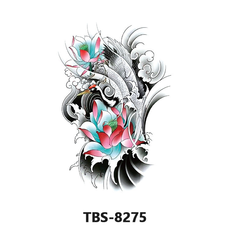 Flower Arm Color Animal Tattoo Sticker BUY 1 GET 2