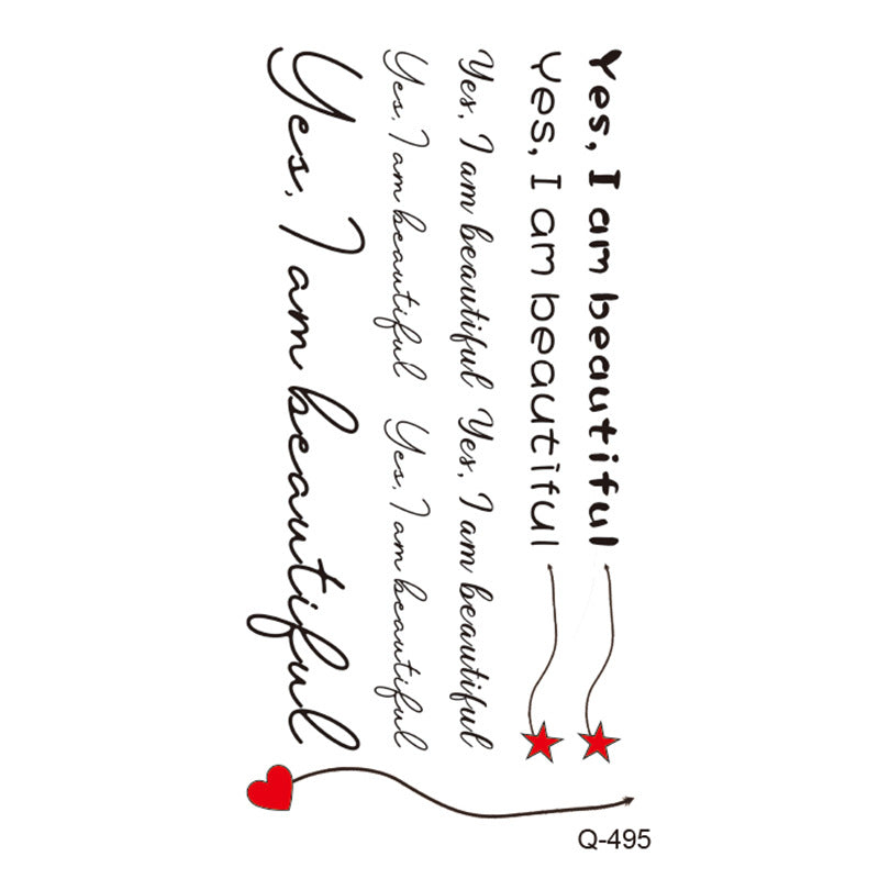 Waterproof Tattoo Sticker Set Any Combination BUY 1 GET 3