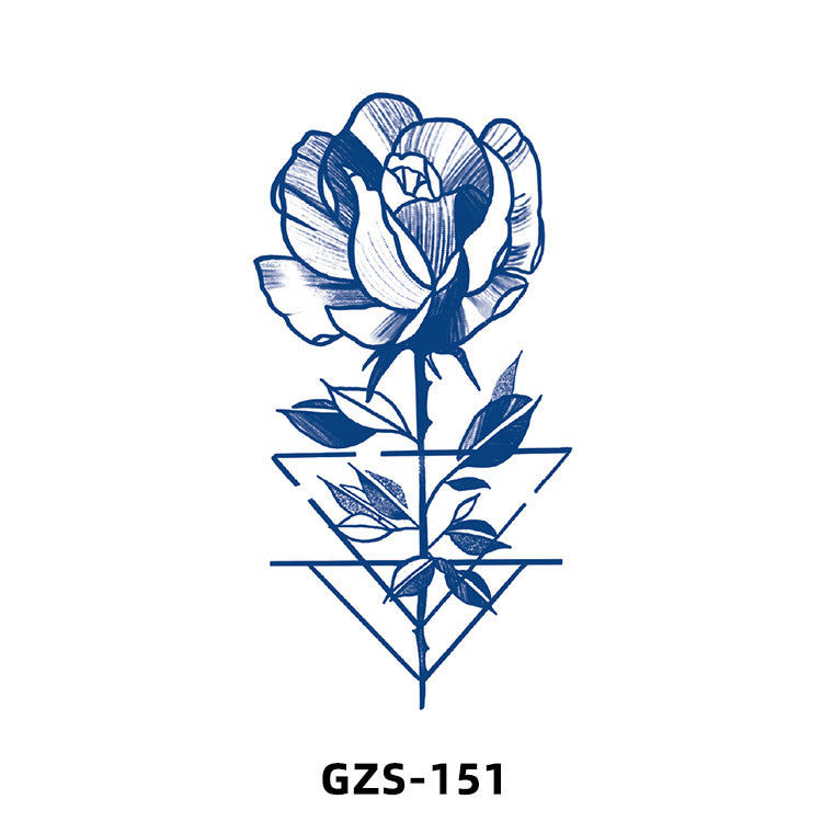 Herbal Juice Tattoo Sticker Cute Flowers Semi-permanent BUY 1 GET 2