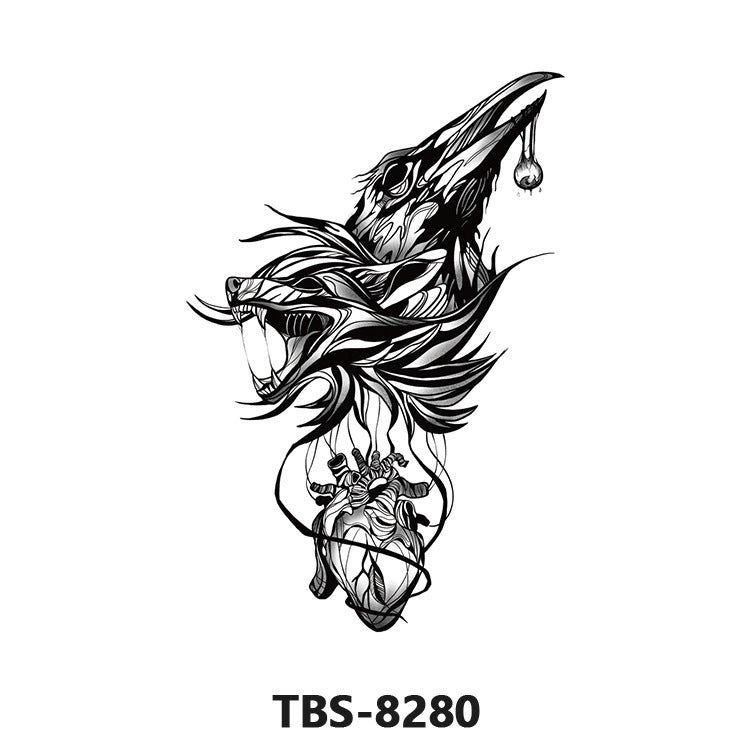 Flower Arm Color Animal Tattoo Sticker BUY 1 GET 2